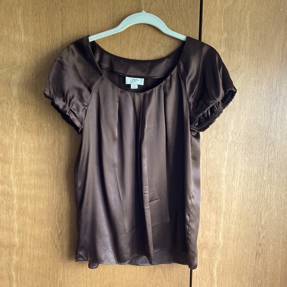 Ann Taylor LOFT silk top